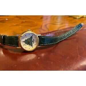 Women's 24mm Unitron Watch, Sparkling Christmas Tree Face